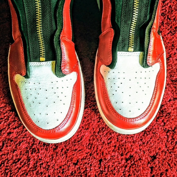 Women's Nike Air Jordan 1 Custom Sneakers Size 8 - Picture 5 of 12